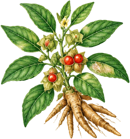 Organic ashwagandha root