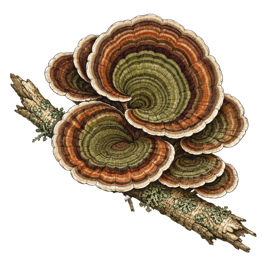 Organic turkey tail mushroom
