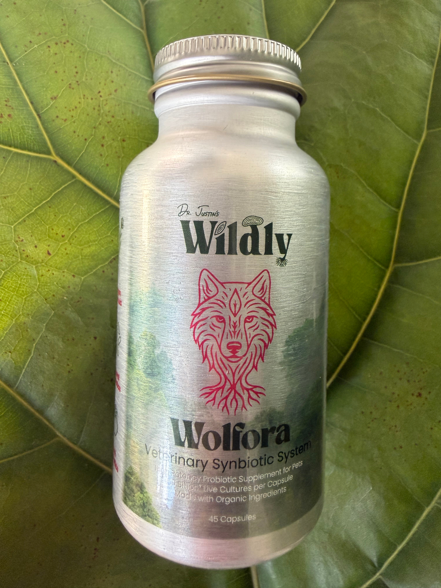 Wolfora bottle head-on